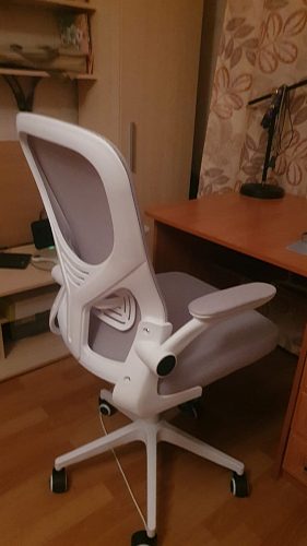 Компьютерное кресло Konfi dark gray / pink / white фото покупателя 297