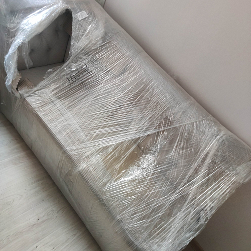 Кухонный диван угловой Монте-М правый велюр бежевый фото покупателя 5