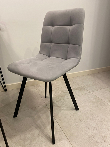 Комплект стульев Чилли 4 шт темно-серый / черный фото покупателя 484