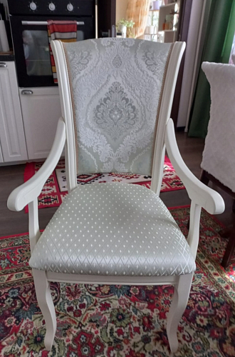 Кресло Линет ткань tenerife silver / бежевый фото покупателя 1