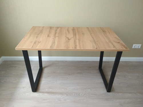 Стол раскладной Лота Лофт 120 25 мм юта / черный матовый фото покупателя 683