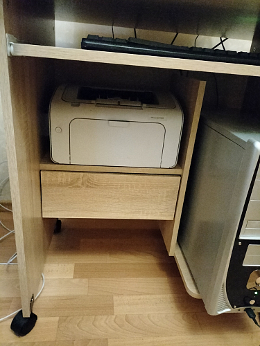 Компьютерный стол КСТ-10.1 Венге  - Уцененный экземпляр фото покупателя 4