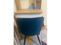 Стул на металлокаркасе Gabi blue / black фото покупателя 82