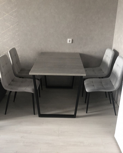 Деревянный стол Лота Лофт 120х75 белый матовый / дуб крафт золотой фото покупателя 657