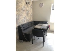 Кухонный диван Лофт левый велюр серый фото покупателя 1