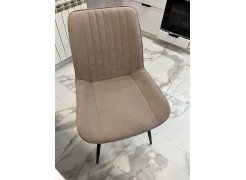 Стул на металлокаркасе Вейв светло-серый (hl 63) / 10К черный каркас фото покупателя 198