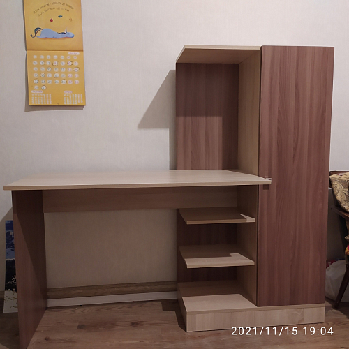 Письменный стол Квартет-6 белый фото покупателя 5