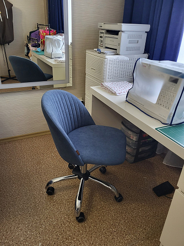 Компьютерное кресло Melody бирюзовое фото покупателя 169