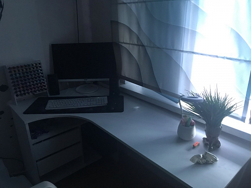 Письменный стол СПм-25 левый дуб сонома фото покупателя 46