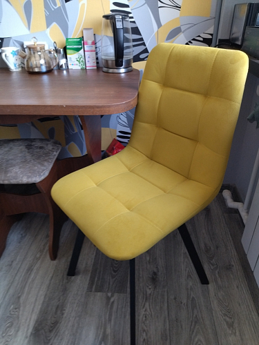 Стул на металлокаркасе Чилли синий / белый фото покупателя 1442