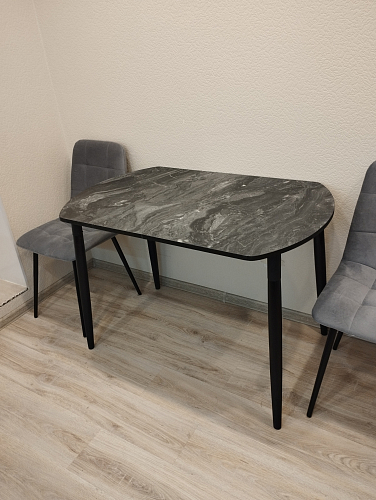 Стол раскладной Гуанг дуб юкон / черный фото покупателя 2