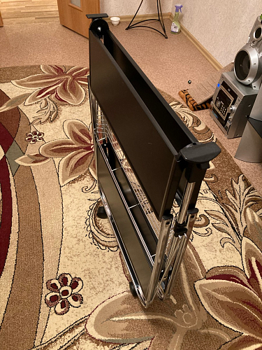 Столик сервировочный SC-5119 складной черный фото покупателя 55