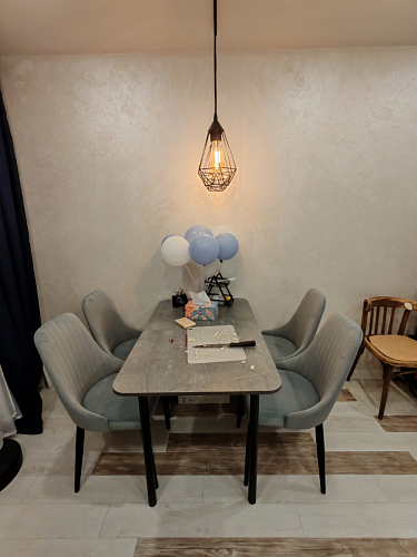 Стул на металлокаркасе Kora white / gray фото покупателя 329