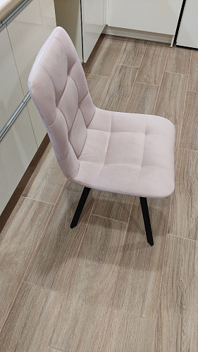 Стул на металлокаркасе Чилли К кирпичный / черный фото покупателя 28