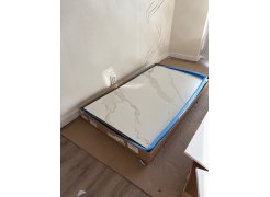 Керамический стол Вилли 140 (200) х 80 белый мрамор alpin white / snow white / белый фото покупателя 25