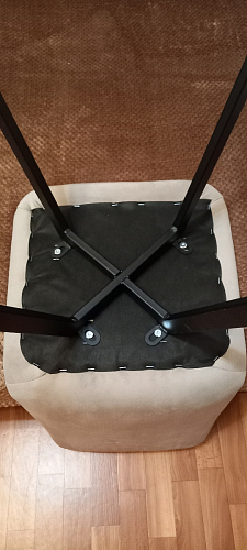 Стул Чилли 2 темно-серый  / черный фото покупателя 1397