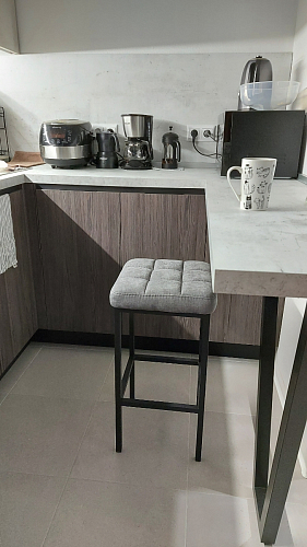 Барный стул Лофт катания минт / белый матовый фото покупателя 311