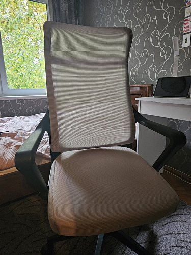 Компьютерное кресло Rino light gray / black фото покупателя 7