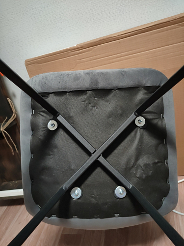 Стул на металлокаркасе Чилли бирюзовый / черный фото покупателя 1060