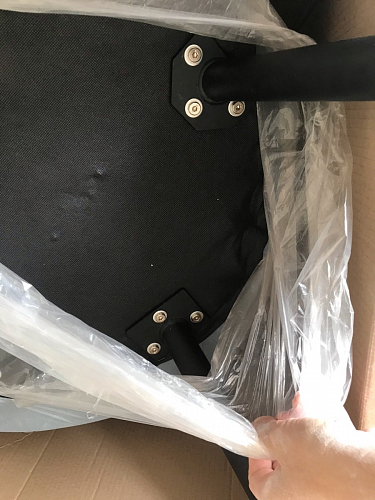 Стул на металлокаркасе Gabi 1 light purple / black / gold фото покупателя 214