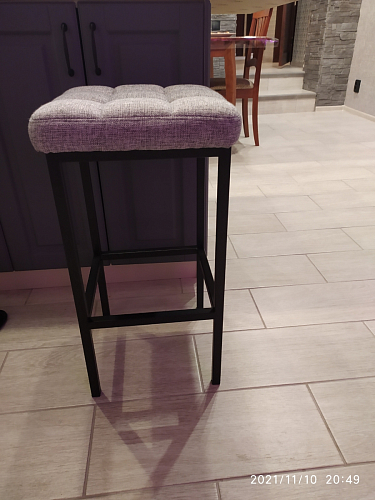 Барный стул Лофт катания минт / белый матовый фото покупателя 239