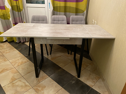 Стол Форли дуб рошелье / черный матовый фото покупателя 43