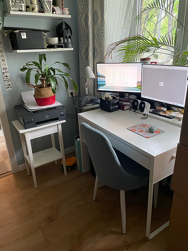 Стул на металлокаркасе Kora dark gray / black фото покупателя 104