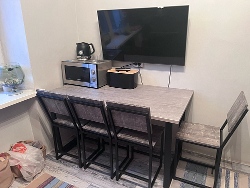 Стол Лота Лофт 120 25 мм дуб делано темный / черный матовый фото покупателя 680