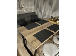 Стол Лота Лофт 140 25 мм юта / белый матовый фото покупателя 585