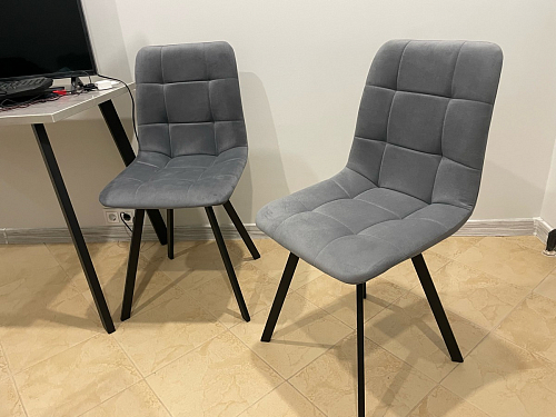 Стул Чилли 2 темно-серый  / черный фото покупателя 839