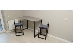 Барная стойка Дилан Лофт 120х40х90 бетон светлый фото покупателя 124