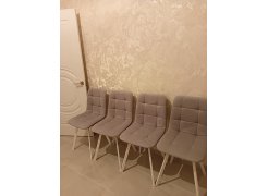 Стул на металлокаркасе Чилли светло-серый / черный фото покупателя 422