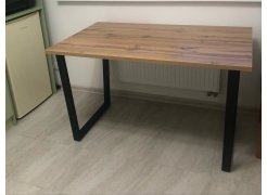 Стол Лота Лофт 140 25 мм юта / белый матовый фото покупателя 558