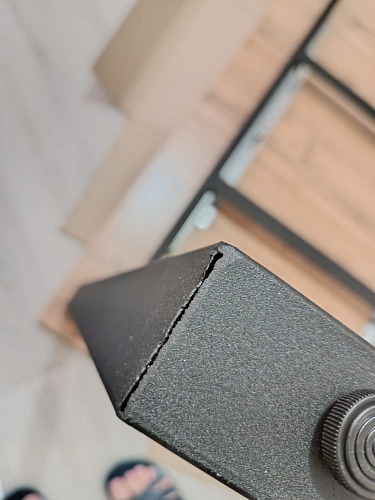 Деревянный стол Лота Лофт 120x75 дуб крафт табачный / черный матовый фото покупателя 176