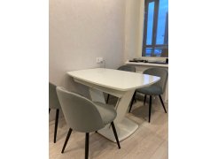 Стул на металлокаркасе Gabi blue / black фото покупателя 460