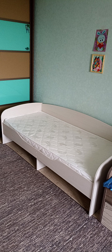 Односпальная кровать Колибри 80 х 190 см бодега фото покупателя 44