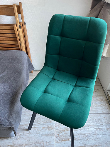 Комплект стульев Чилли 4 шт темно-серый / черный фото покупателя 421