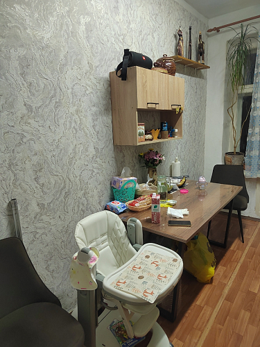 Деревянный стол Лота Лофт 120х75 белый матовый / дуб крафт золотой фото покупателя 486