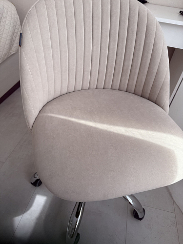 Компьютерное кресло Melody молочное фото покупателя 73