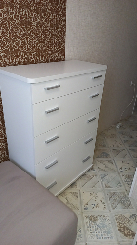 Комод Иланта-1 белый жемчуг фото покупателя 2