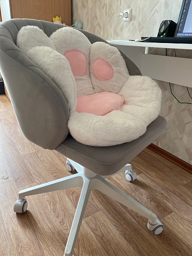 Компьютерное кресло Пард экокожа белый фото покупателя 33