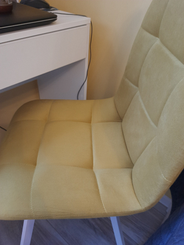 Стул на металлокаркасе Чилли бежевый / белый каркас фото покупателя 1198