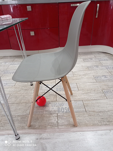 Стул Cindy Eames mod. 001 khaki / natural фото покупателя 472