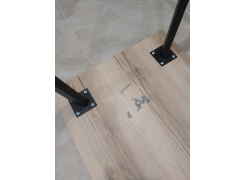 Стол Тринити Лофт 120 32 мм бетон / черный матовый фото покупателя 539