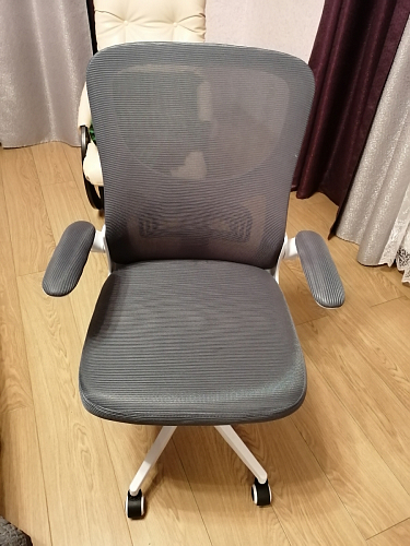 Компьютерное кресло Konfi blue / white фото покупателя 57