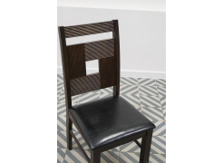 Деревянный стул Kubik dirty oak / black из шоурума 1