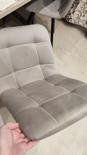 Стул на металлокаркасе Чилли черный / зеленый фото покупателя 1472