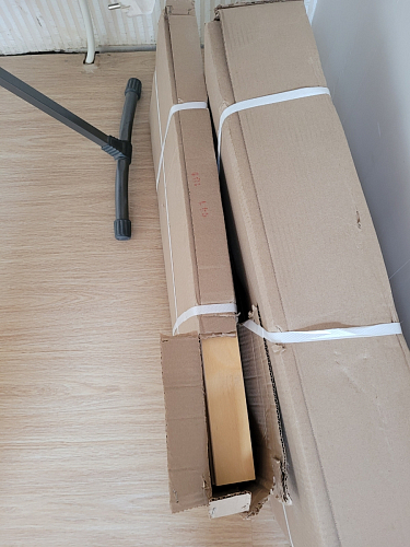 Двуспальная кровать Клауд 160х200 парящая дуб крафт золотой / антрацит фото покупателя 185