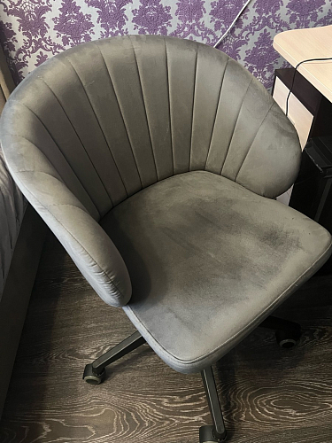 Компьютерное кресло Пард confetti silver серый / черный фото покупателя 242