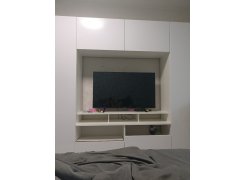 Готовая гостиная Румба белый / белый глянец  - Уцененный экземпляр фото покупателя 72